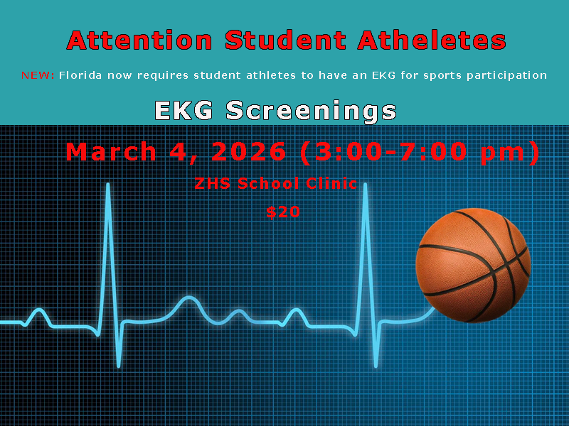 Student Athletes – New EKG Requirement